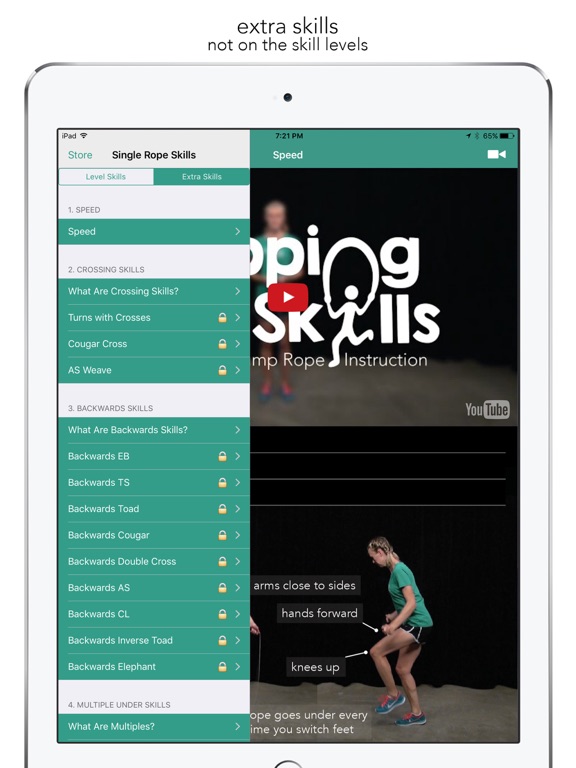 Skipping Skills iPad screenshot 5 - Sports app