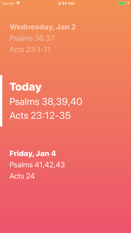#1. Read the Bible in One Year (iOS) 由: Martyn Chamberlin