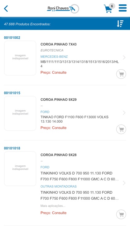 Roni Chaves - Catálogo