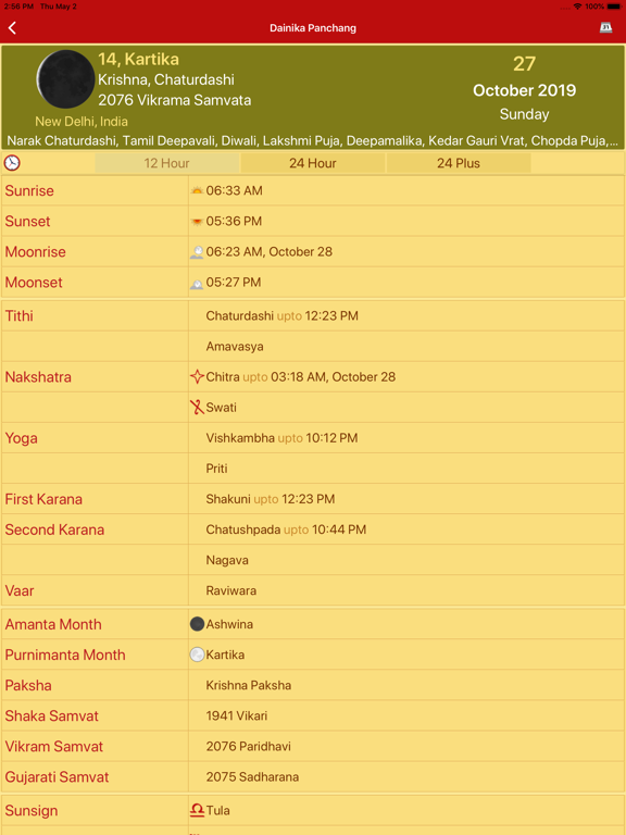Screenshot #5 pour Hindu Calendar - Drik Panchang