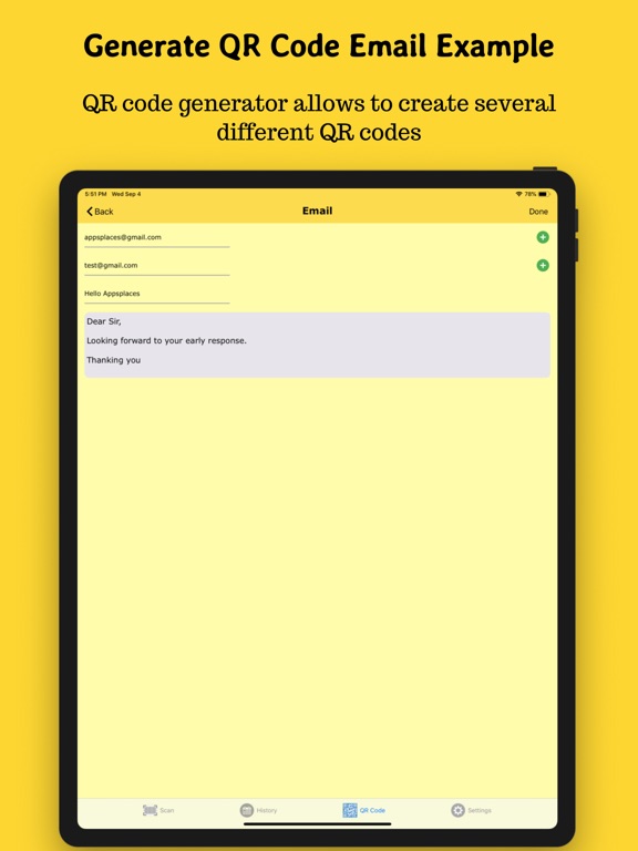 QR-Code Scan iPad screenshot 5 - Shopping app