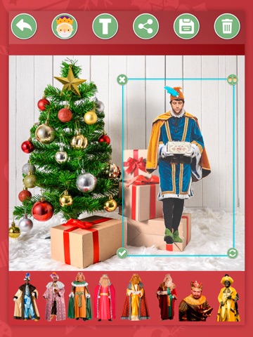 Tu foto con los reyes magos iPad screenshot