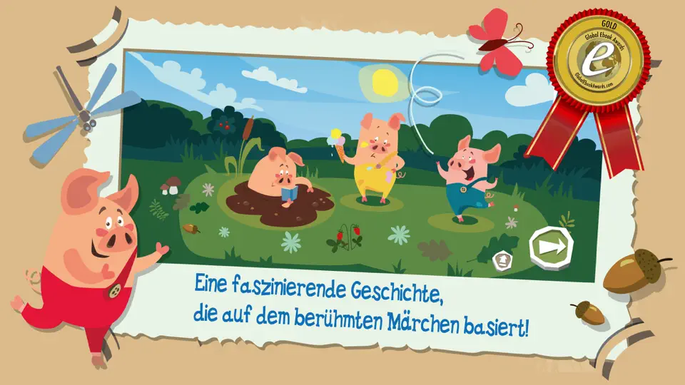 Screenshot von Three Little Pigs Vs The Wolf auf dem iPhone 1
