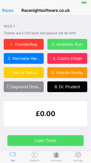 Race Night Tote screenshot 1