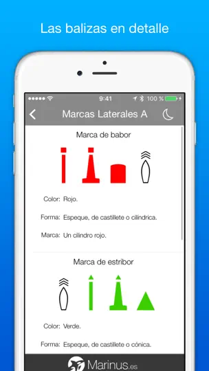 Captura de pantalla de Marinus en iPhone 3