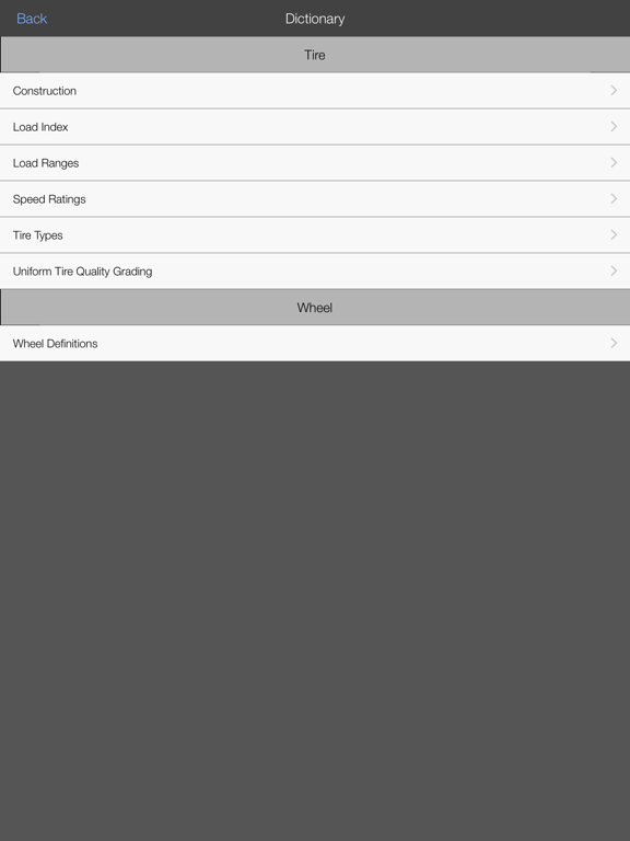 TireLab iPad screenshot