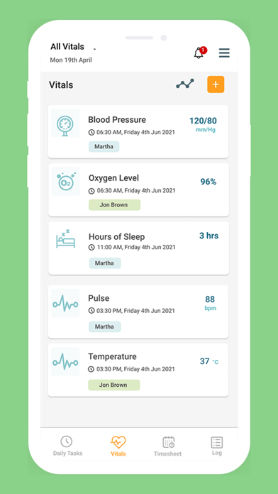 ConsidraCare Caregiver Screenshot