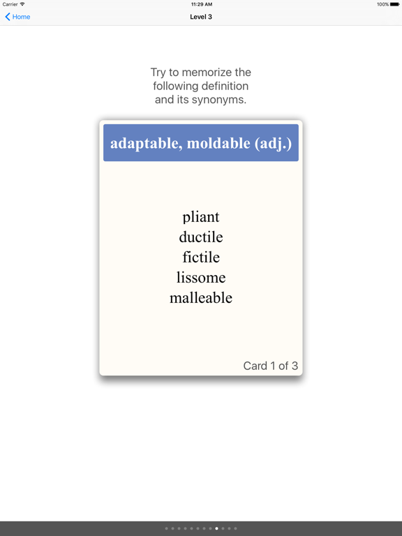 Screenshot #5 pour Worducate Vocabulary Builder