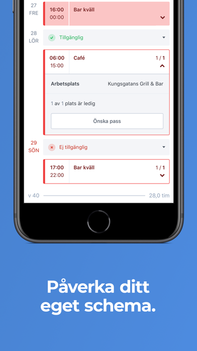 Personalkollen iPhone screenshot 2