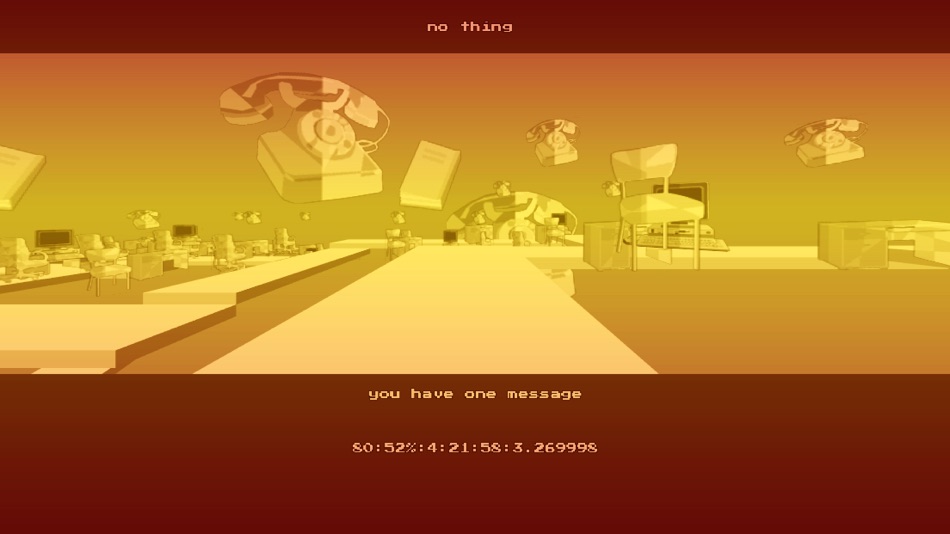 #3. NO THING - Surreal Arcade Trip (iOS) Oleh: Evil Indie Games