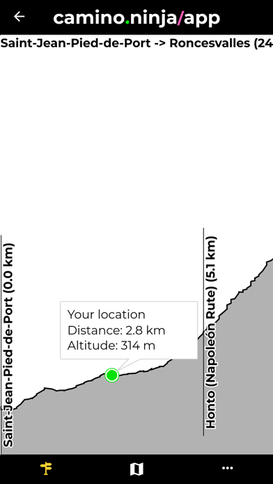 Camino Ninja App iPhone screenshot 7 - Travel app