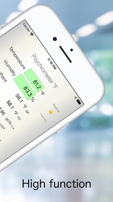 Psychrometer °F screenshot 2