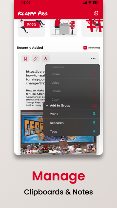 Clipboard Manager & AutoPaste Screenshot