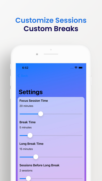 SimpliFocus Screenshot