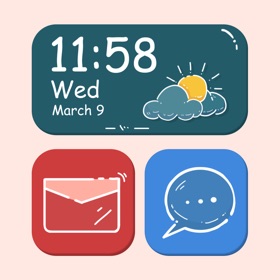 螢幕擷取畫面 (8) Widget & Icon Theme: Themicon