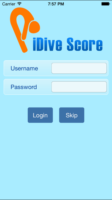 Screenshot #1 pour iDive Score – The Dive Scoring