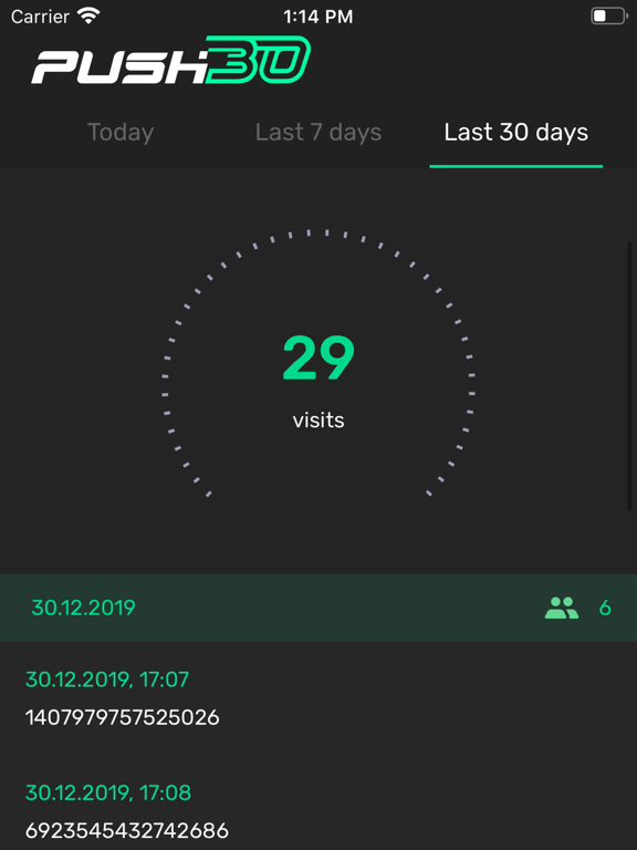 Screenshot #5 pour Push30 Partner