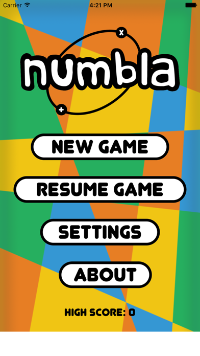 Numbla app screenshot