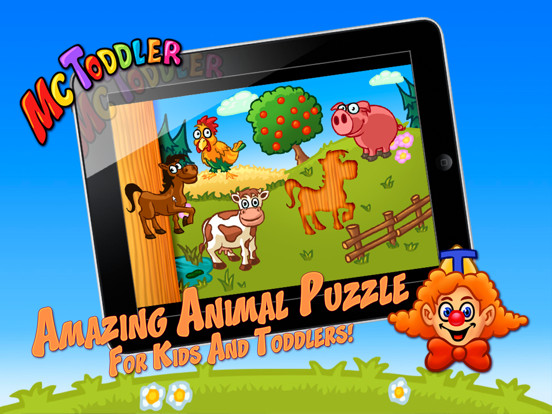 Geweldige dieren puzzel iPad app afbeelding 1