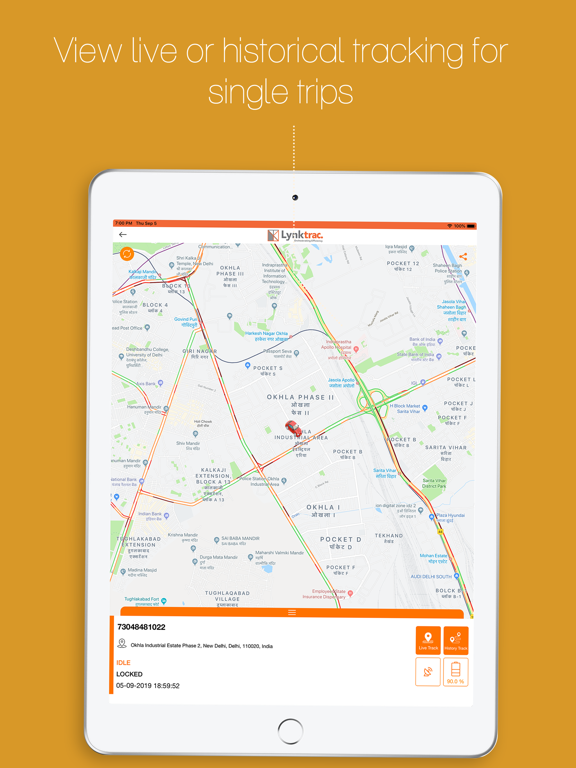 Lynktrac iPad screenshot 4 - Business app