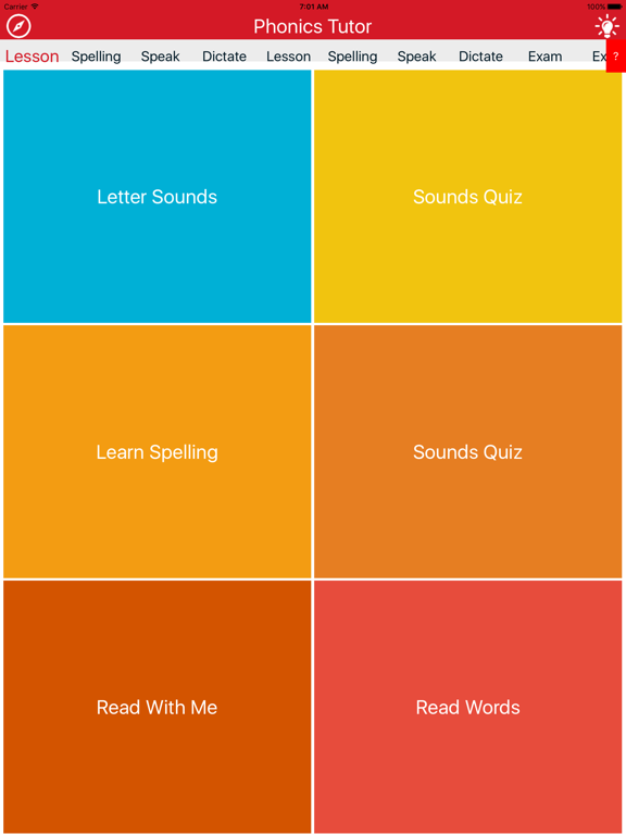 Phonics Tutor 5 iPad screenshot