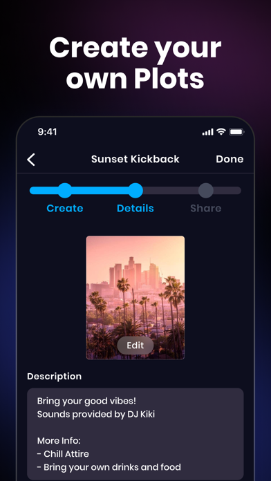 Plots - Host & Find Events Screenshot
