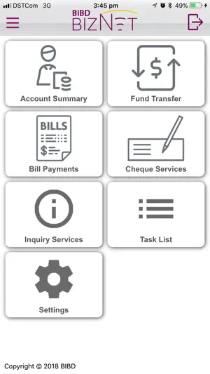 BIBD Biznet Mobile screenshot 2