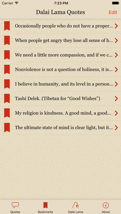 Screenshot #3 pour Dalai Lama Quotes