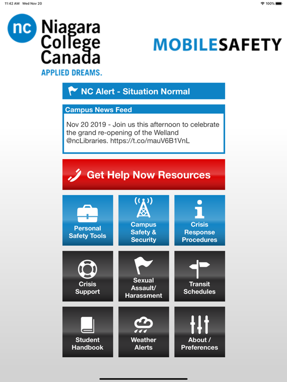 Screenshot #4 pour Mobile Safety Niagara College