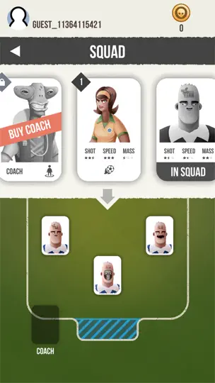 Capture d'écran de Pitch Invaders sur iPhone 2