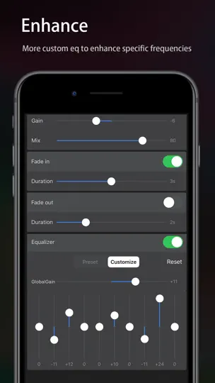 Captura de pantalla de Audio Editor - Música Clips en iPhone 3