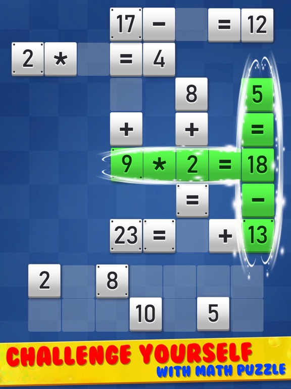 Math cross puzzle - Brain out iPad screenshot