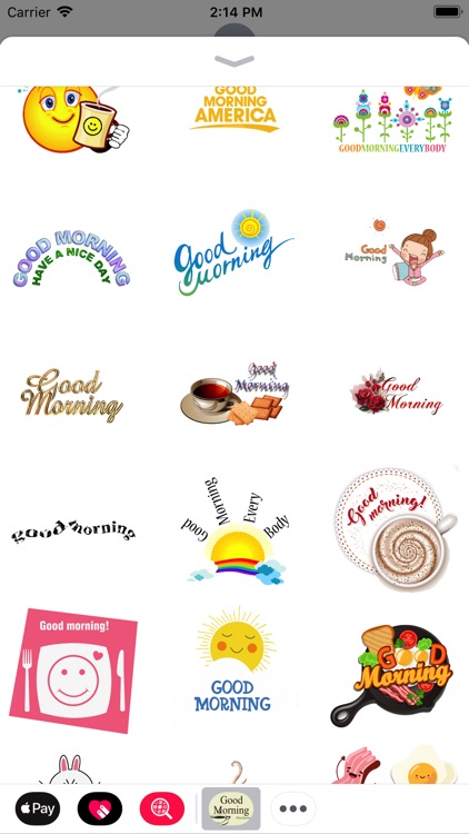 Good Morning Stickers 2025