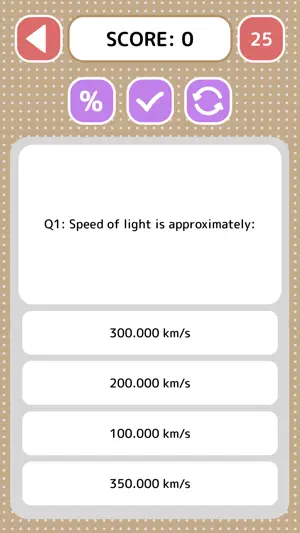 Physics Quiz - Game screenshot 3