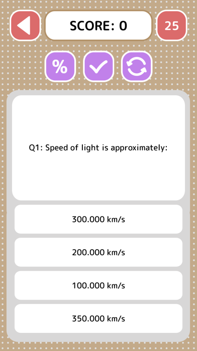 Screenshot #3 pour Physics Quiz - Game