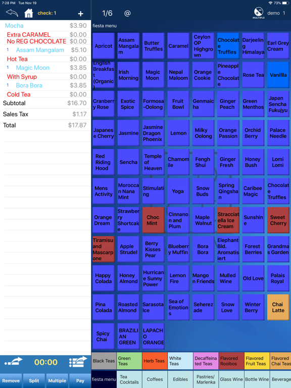 EdgeServ ST iPad screenshot 3 - Food & Drink app