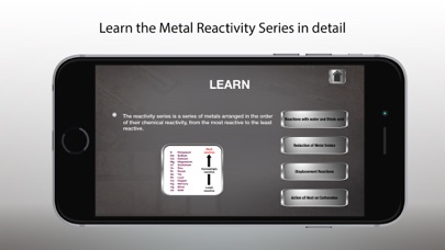 Screenshot #2 pour Reactivity Series of Metals