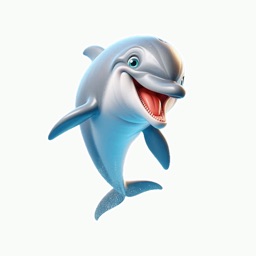 Jumping Dolphin Stickers