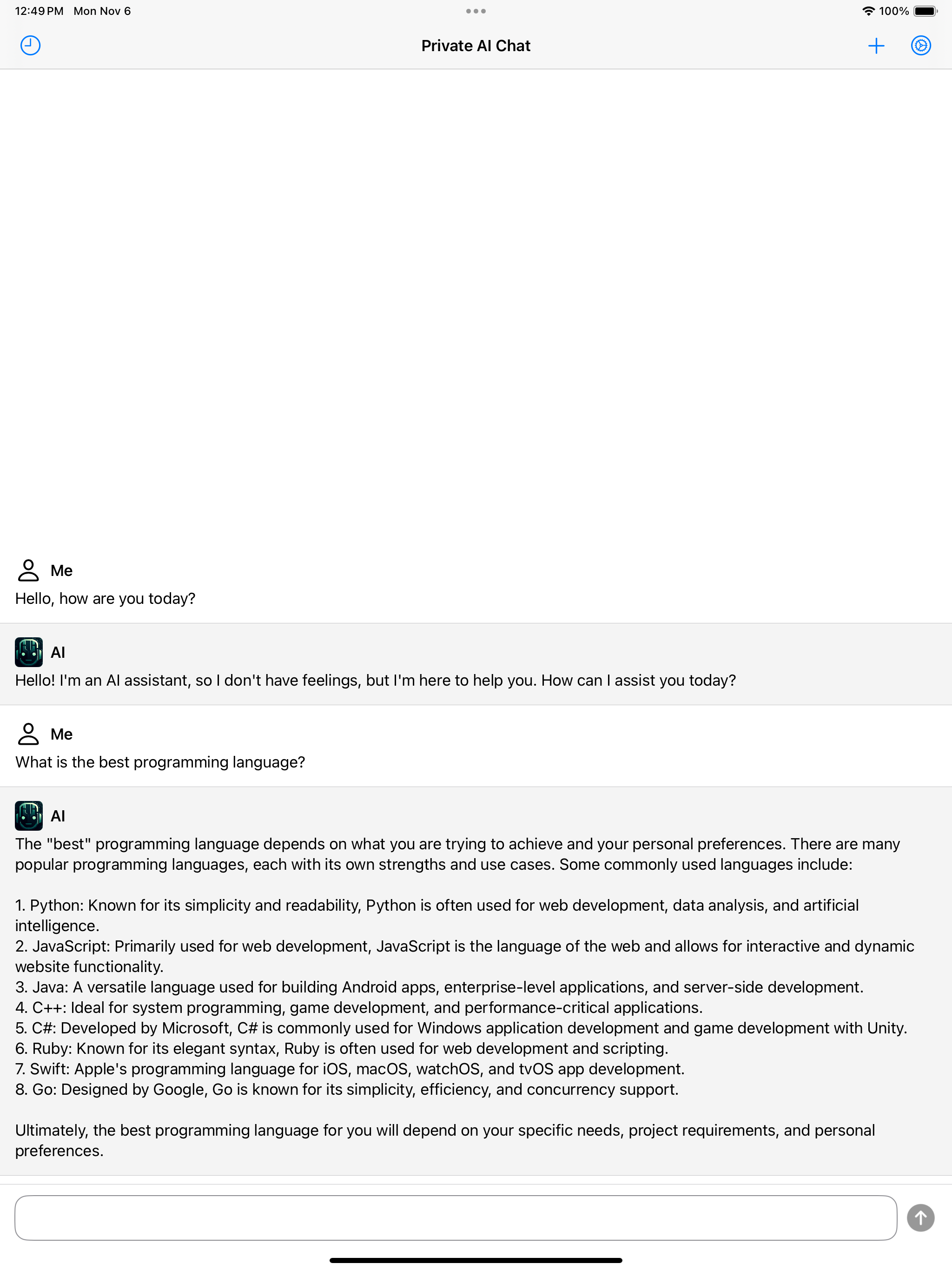 Chat Bot - AI Assisted Writer