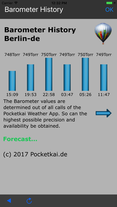 Barometer antique Screenshot