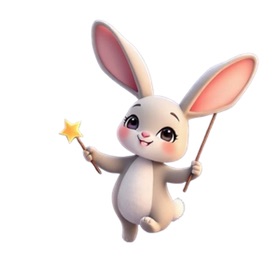 Bouncing Rabbit Stickers