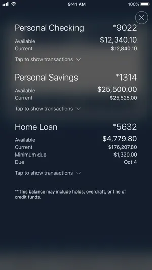 Brooks Bank screenshot 1