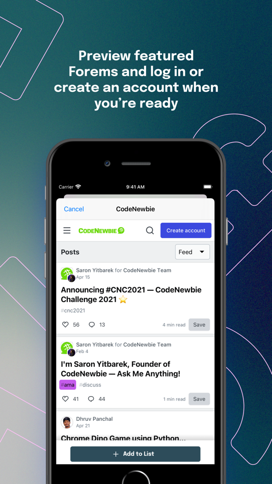 #4. Forem (iOS) 由: DEV Community