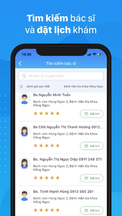 SMedic365 @Đặt hẹn Xem kết quả Screenshot