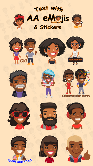 African American AAeMojis Screenshot
