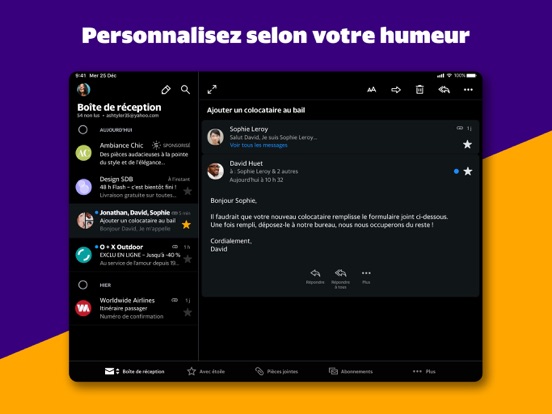 Screenshot #6 pour Yahoo Mail : votre boîte email