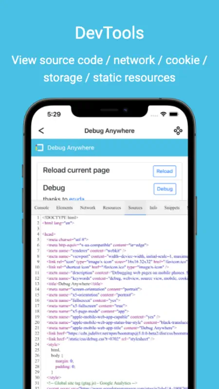 Debug Anywhere screenshot 1 of 6