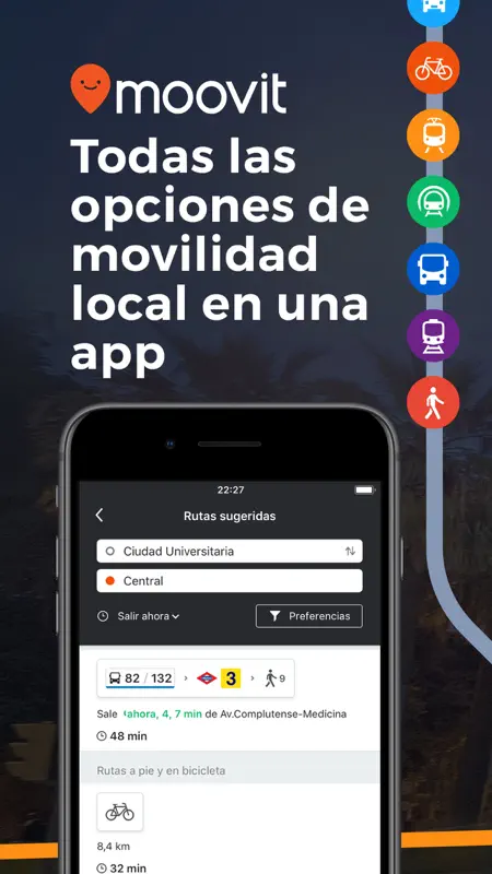 Moovit: Transporte Público screenshot 1 of 8