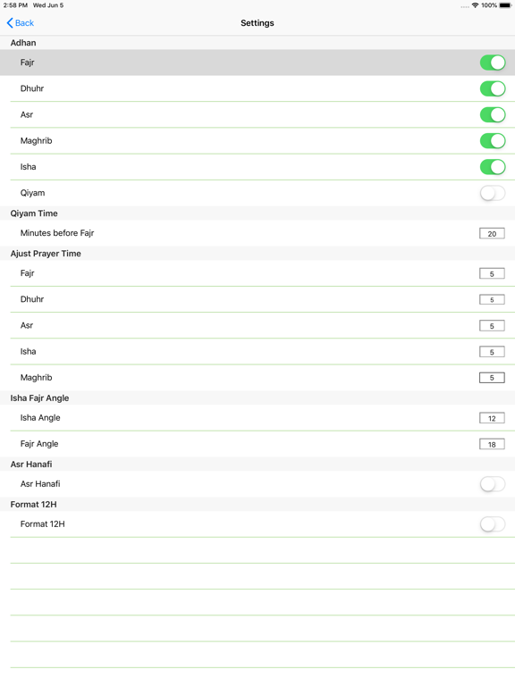 Islam.ms Prayer Times & Qibla iPad screenshot 4 - Lifestyle app
