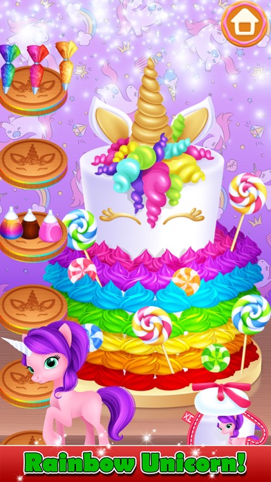 Unicorn Cooking Christmas Game Screenshot